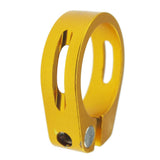 Maxbell 34.9mm SeatPost Clamp Tube Clip Quick Release Mountain Road Bike Part Golden