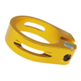 Maxbell 34.9mm SeatPost Clamp Tube Clip Quick Release Mountain Road Bike Part Golden