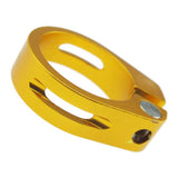 Maxbell 34.9mm SeatPost Clamp Tube Clip Quick Release Mountain Road Bike Part Golden