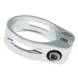Maxbell 34.9mm SeatPost Clamp Tube Clip Quick Release Mountain Road Bike Part Silver