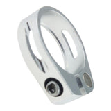 Maxbell 34.9mm SeatPost Clamp Tube Clip Quick Release Mountain Road Bike Part Silver