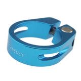Maxbell 31.8mm SeatPost Clamp Tube Clip Quick Release Mountain Road Bike Part Blue
