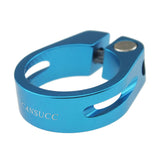 Maxbell 31.8mm SeatPost Clamp Tube Clip Quick Release Mountain Road Bike Part Blue