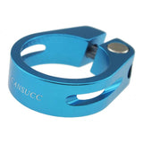 Maxbell 31.8mm SeatPost Clamp Tube Clip Quick Release Mountain Road Bike Part Blue