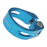 Maxbell 31.8mm SeatPost Clamp Tube Clip Quick Release Mountain Road Bike Part Blue