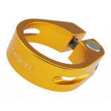 Maxbell 31.8mm SeatPost Clamp Tube Clip Quick Release Mountain Road Bike Part Golden
