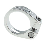 Maxbell 31.8mm SeatPost Clamp Tube Clip Quick Release Mountain Road Bike Part Silver
