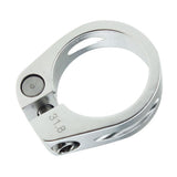 Maxbell 31.8mm SeatPost Clamp Tube Clip Quick Release Mountain Road Bike Part Silver