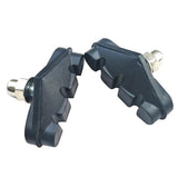 Maxbell 1 Pair Road Bicycle C Brake Shoes Pads Blocks Rubber caliper Brake Holder