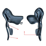 Maxbell Shifter Dual/Tri Control Lever 7 Speed Road Bike Derailleur Cable 2x7 Speed