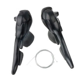 Maxbell Shifter Dual/Tri Control Lever 7 Speed Road Bike Derailleur Cable 2x7 Speed