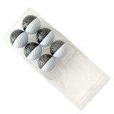 Maxbell 6pcs Golf Ball for Match Practice Play Golfer Gift Black White