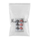 Max Maxb 6pcs Golf Ball for Match Practice Play Golfer Gift Black White + Red White