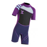 Maxbell 2.5mm Kids Short Sleeve Wetsuit Beach Diving Swimwear Swimsuit XL