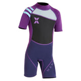 Maxbell 2.5mm Kids Short Sleeve Wetsuit Beach Diving Swimwear Swimsuit XXL