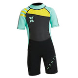 Maxbell Kids Short Sleeve Wetsuit Beach Diving Swimwear Swimsuit S