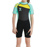 Maxbell Kids Short Sleeve Wetsuit Beach Diving Swimwear Swimsuit S