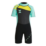 Maxbell Kids Short Sleeve Wetsuit Beach Diving Swimwear Swimsuit M
