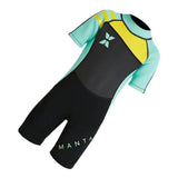Maxbell Kids Short Sleeve Wetsuit Beach Diving Swimwear Swimsuit L