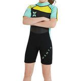 Maxbell Kids Short Sleeve Wetsuit Beach Diving Swimwear Swimsuit XL