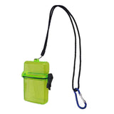 Maxbell Waterproof Dry Box Container Clip for Scuba Diving Snorkel Kayak Yellow