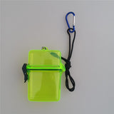 Maxbell Waterproof Dry Box Container Clip for Scuba Diving Snorkel Kayak Yellow