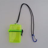 Maxbell Waterproof Dry Box Container Clip for Scuba Diving Snorkel Kayak Yellow