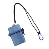 Maxbell Waterproof Dry Box Container Clip for Scuba Diving Snorkel Kayak Blue