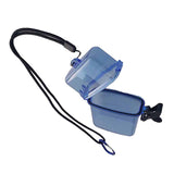 Maxbell Waterproof Dry Box Container Clip for Scuba Diving Snorkel Kayak Blue