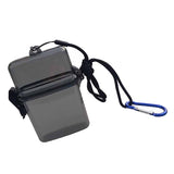 Maxbell Waterproof Dry Box Container Clip for Scuba Diving Snorkel Kayak Gray