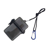 Maxbell Waterproof Dry Box Container Clip for Scuba Diving Snorkel Kayak Gray