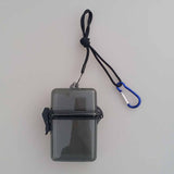 Maxbell Waterproof Dry Box Container Clip for Scuba Diving Snorkel Kayak Gray