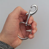 Maxbell 316 Stainless Steel Swivel Eye Bolt Snap Spring Hook for Scuba Diving