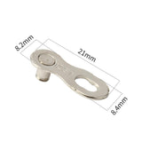 Maxbell Steel Bicycle Bike Chain Connector 12 Speed Chain Link Joint Silver