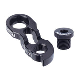 Max Maxb Bike Rear Derailleur Hanger Converter Extension Gear Tail Hook Extend Black