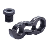 Max Maxb Bike Rear Derailleur Hanger Converter Extension Gear Tail Hook Extend Black