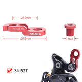 Max Maxb Bike Rear Derailleur Hanger Converter Extension Gear Tail Hook Extend Black