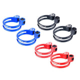 Max Maxb Bike Seat Post Clamp Ultralight Bicycle Seatpost Clip Black 31.8mm