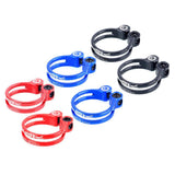 Max Maxb Bike Seat Post Clamp Ultralight Bicycle Seatpost Clip Black 31.8mm