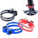 Max Maxb Bike Seat Post Clamp Ultralight Bicycle Seatpost Clip Black 31.8mm