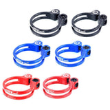 Max Maxb Bike Seat Post Clamp Ultralight Bicycle Seatpost Clip Black 31.8mm