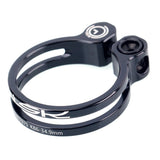 Max Maxb Bike Seat Post Clamp Ultralight Bicycle Seatpost Clip Black 34.9mm
