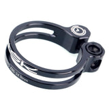 Max Maxb Bike Seat Post Clamp Ultralight Bicycle Seatpost Clip Black 34.9mm