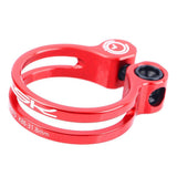 Max Maxb Bike Seat Post Clamp Ultralight Bicycle Seatpost Clip Red	31.8mm