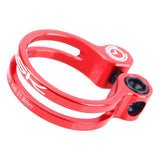 Max Maxb Bike Seat Post Clamp Ultralight Bicycle Seatpost Clip Red	31.8mm