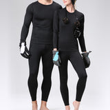 Max Maxb Women Thermal Underwear Set Winter Base Layer Fleece Top and Bottom Set XXXL