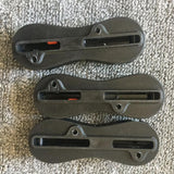 Maxbell 3 Sets Fusion Fin Box for Surfboard Surfing Plug with Screws Key 9 Degree