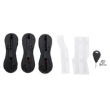 Maxbell 3 Sets Fusion Fin Box for Surfboard Surfing Plug with Screws Key 9 Degree