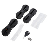 Maxbell 3 Sets Fusion Fin Box for Surfboard Surfing Plug with Screws Key 9 Degree
