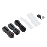 Maxbell 3 Sets Fusion Fin Box for Surfboard Surfing Plug with Screws Key 9 Degree